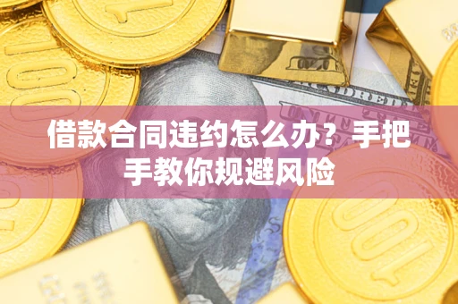济南借款合同违约怎么办？手把手教你规避风险