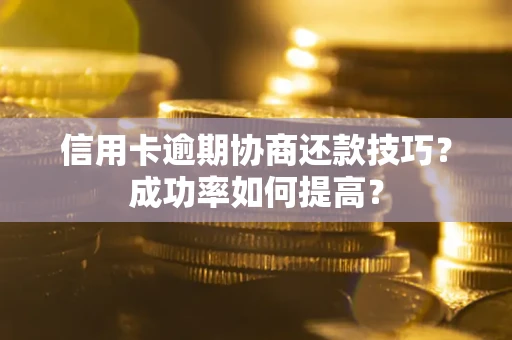 济南信用卡逾期协商还款技巧？成功率如何提高？