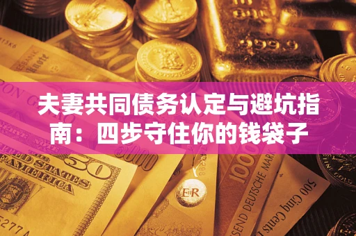 济南夫妻共同债务认定与避坑指南：四步守住你的钱袋子
