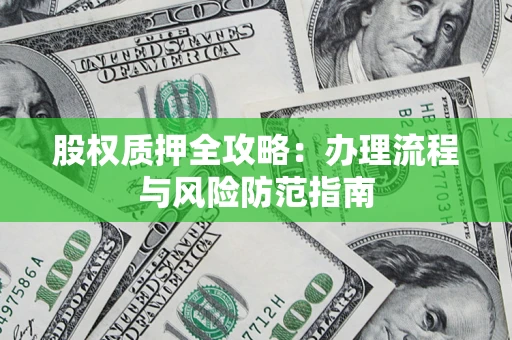 济南股权质押全攻略：办理流程与风险防范指南
