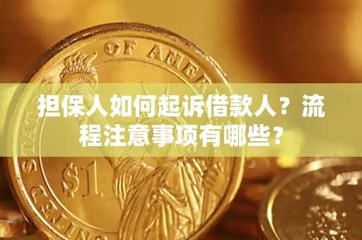 济南担保人如何起诉借款人？流程注意事项有哪些？